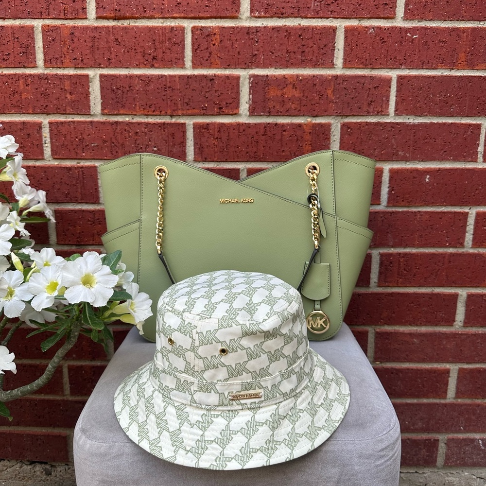Michael Kors purse and bucket hat - Picture 2 of 7